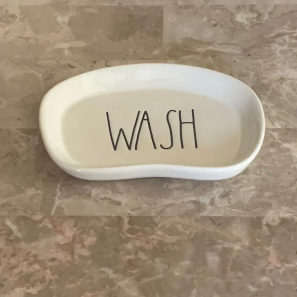 Rae Dunn “Wash”  Soap Dish